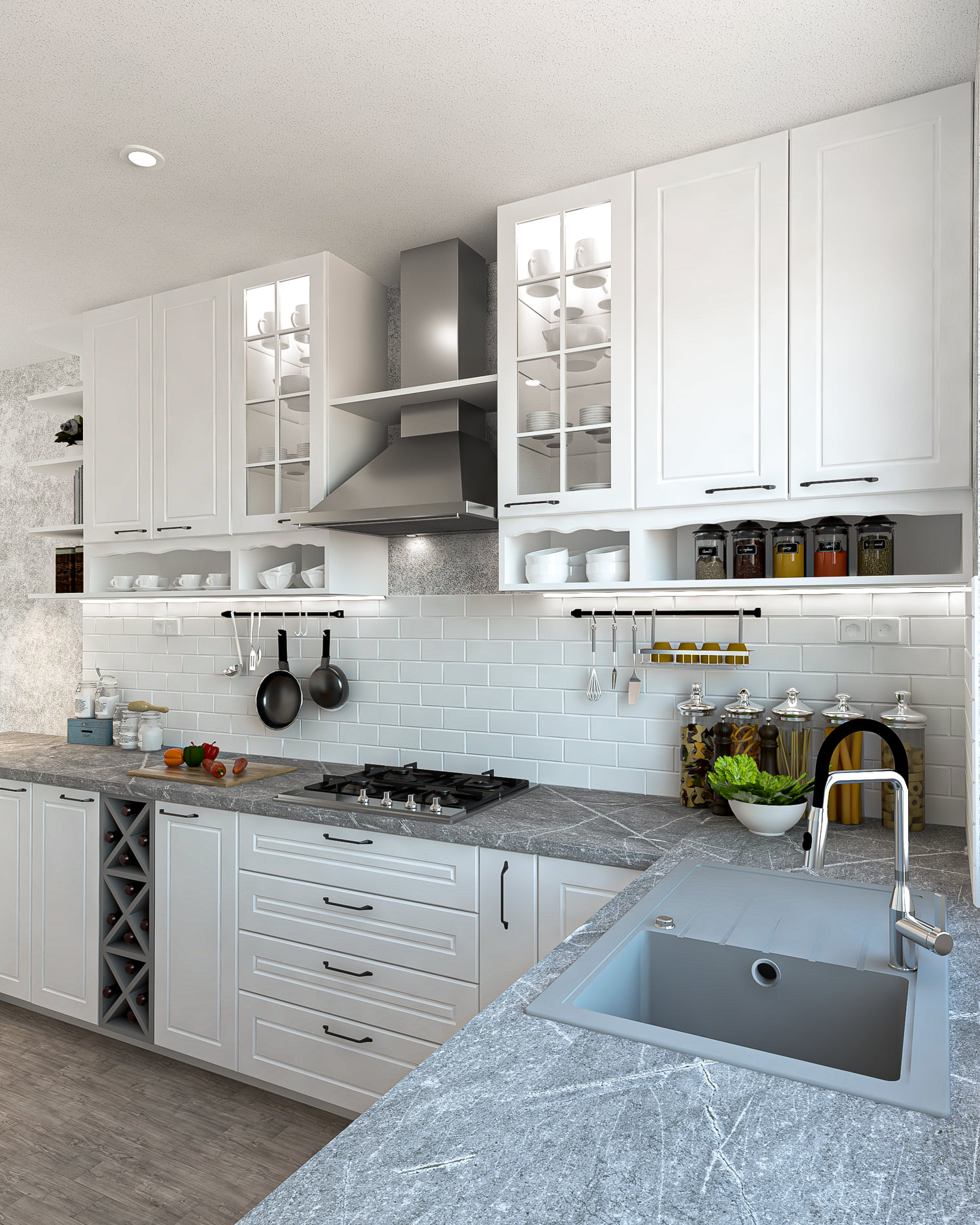 Bocny pohlad na kuchynu