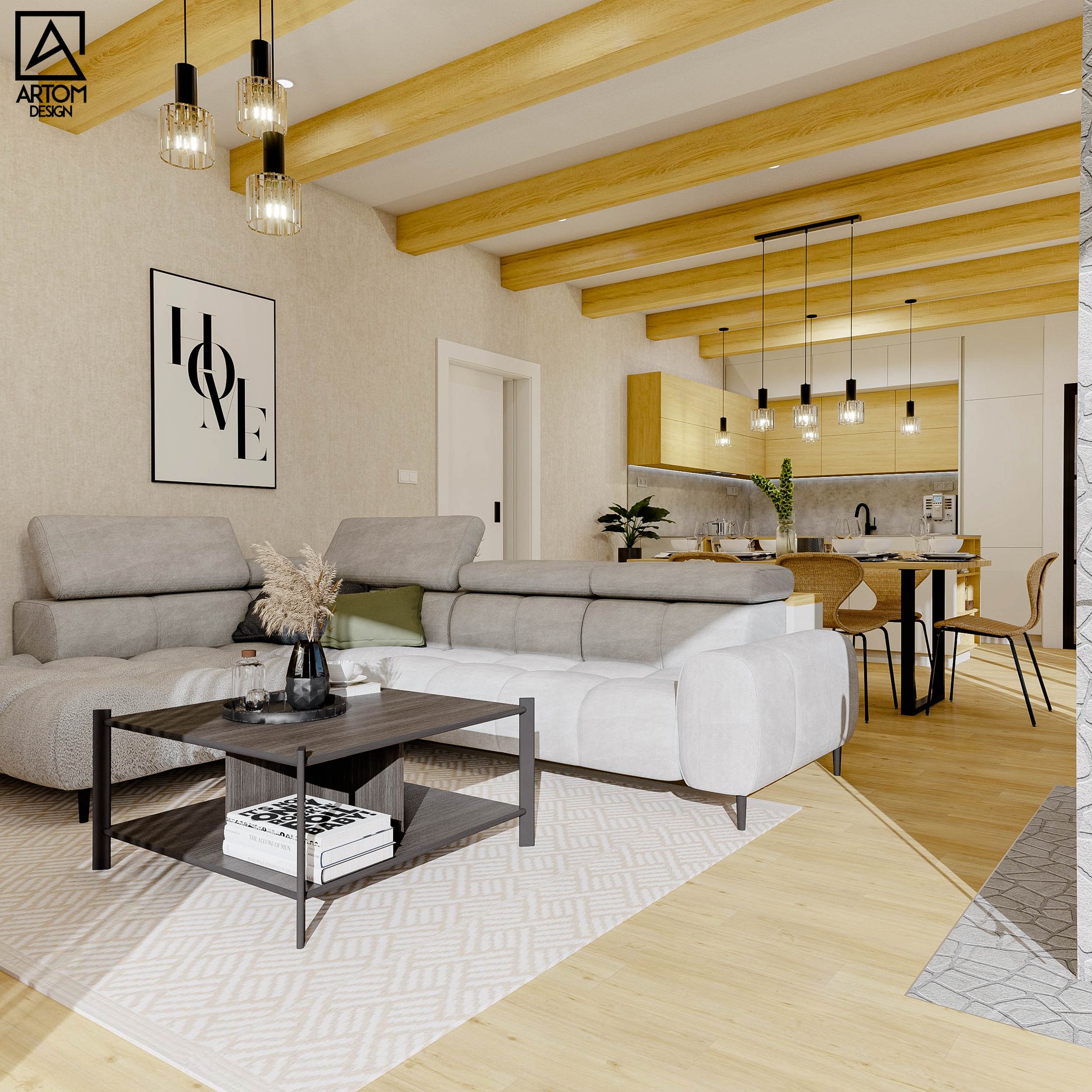 obyvacka priznane tramy 4