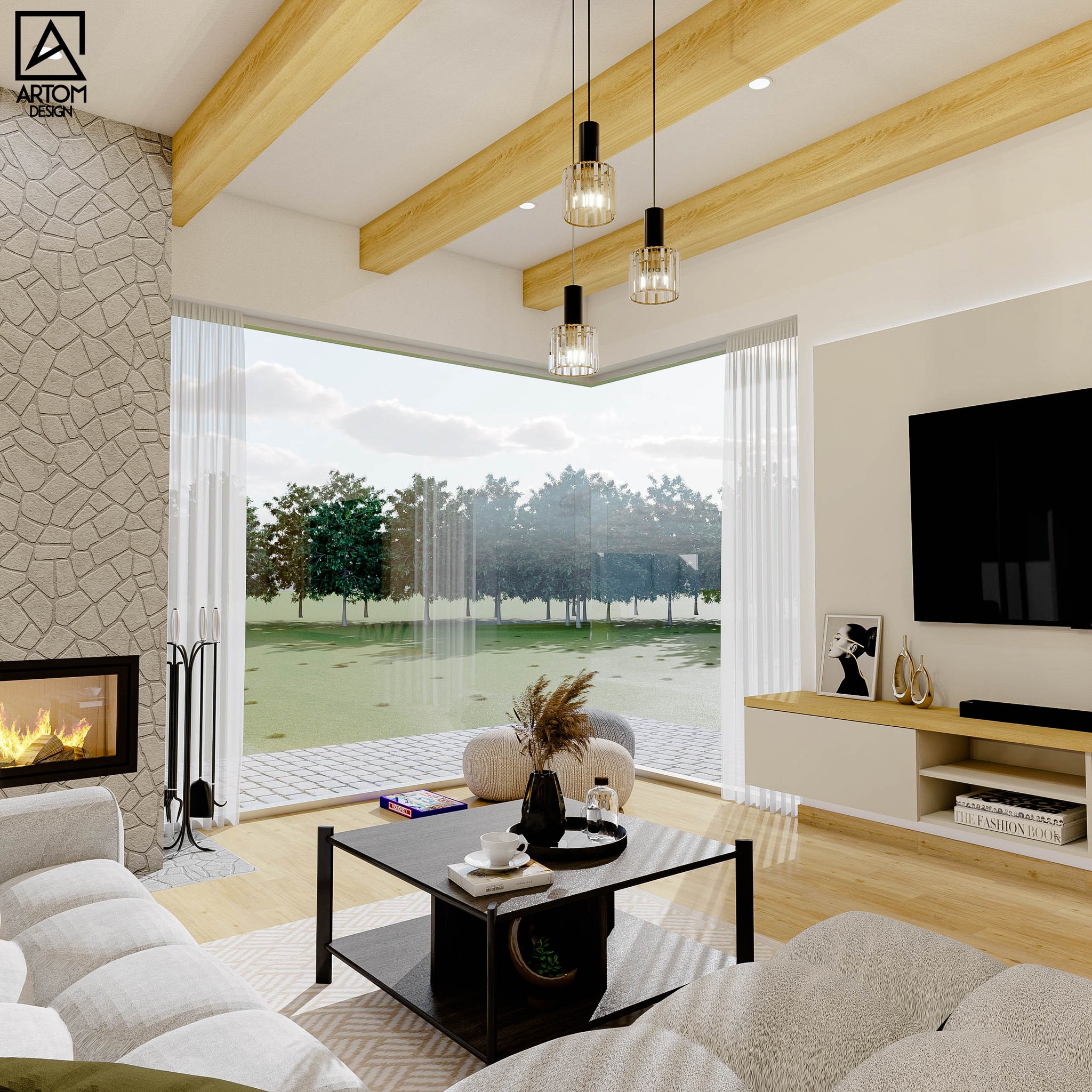 obyvacka priznane tramy 5