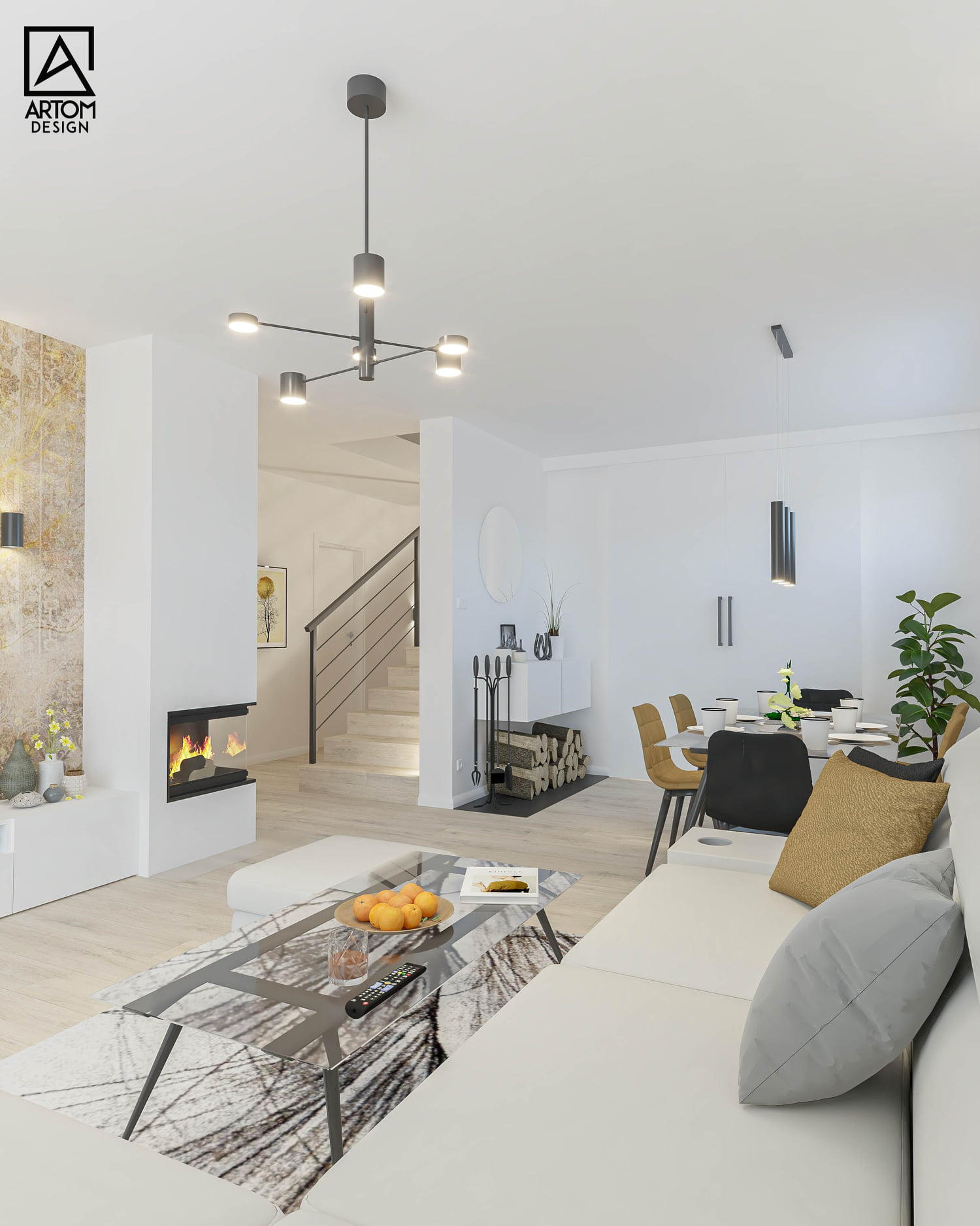 podlad z obyvacky na schody